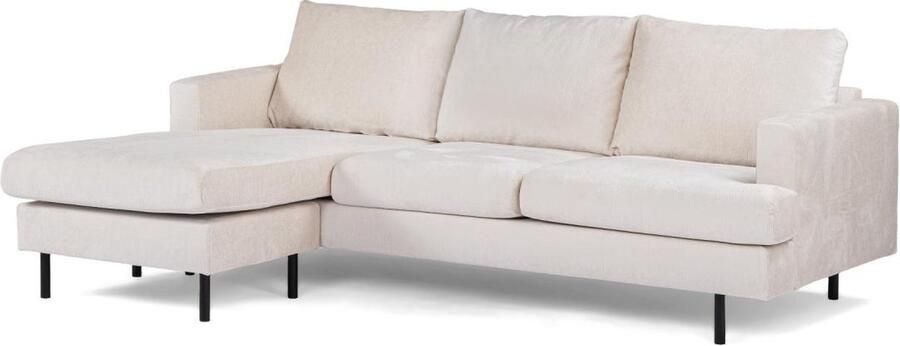 Vurna Aubrey 3-zitsbank L+R stof champagne