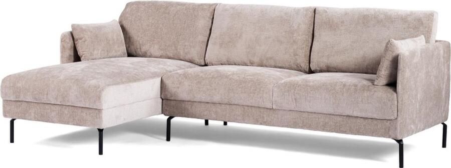 Vurna Perfect Harmony 3-zitsbank links stof champagne