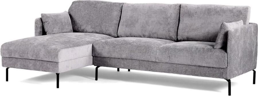 Vurna Perfect Harmony 3-zitsbank links stof grijs