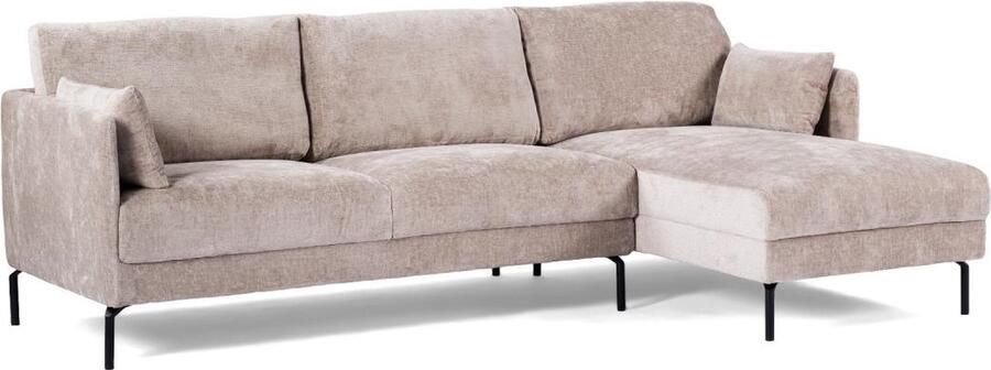 Vurna Perfect Harmony 3-zitsbank rechts stof champagne