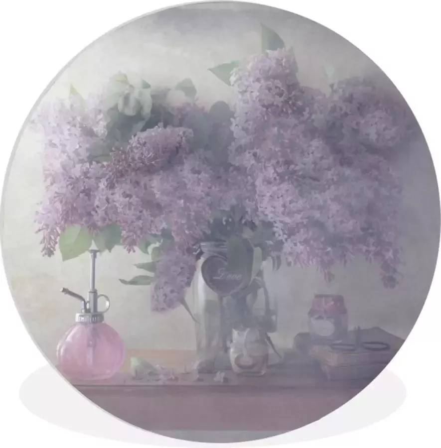 WallCircle Wandcirkel Muurcirkel Binnen Decoratie Tafel Stilleven ⌀ 90 cm Wanddecoratie Ronde Schilderijen