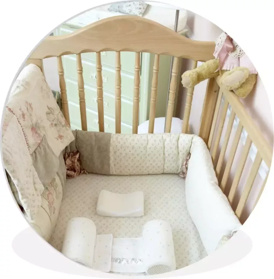 WallCircle Wandcirkel Muurcirkel Binnen Kinderkamer Ledikant Wit ⌀ 150 cm Wanddecoratie Ronde Schilderijen