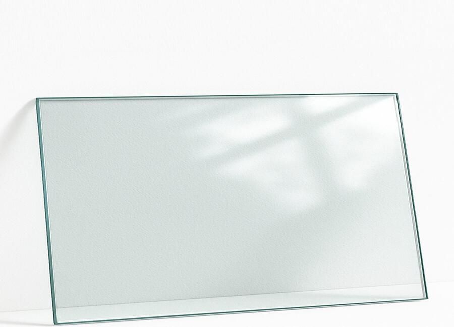 WALLFLUENT Tafelblad Glas 140x70 cm Transparant Veiligheidsglas Rechthoekig Tafelblad Glas Glazen Tafelblad Glazen Tafelblad voor Tuin of Terrastafels Gehard Glas Glazen Plaat