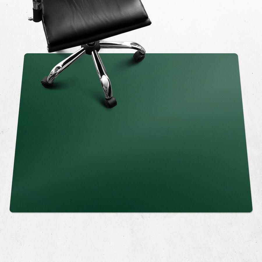 WALLFLUENT Vloerbeschermer Groene Eucalyptus 120x90 cm Donkergroen Bureaustoelmat Rechthoekig Vloerbeschermer Harde Vloer-Computer Stoel Mat-Werkplekdecoraties Koele en donkere kleuren