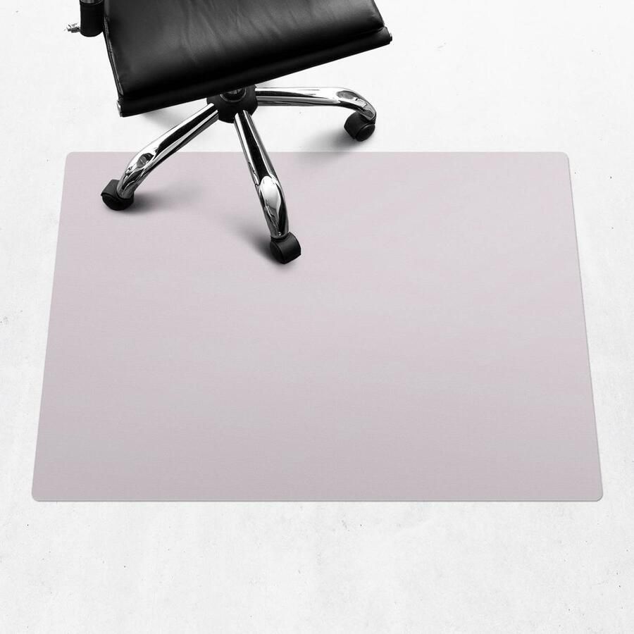 WALLFLUENT Vloerbeschermer Lavendel As 100x70 cm Lichtpaars Bureau Stoel Mat Rechthoekig PVC Vloerbeschermer-Computer Stoel Mat-Kantoordecoraties Koele en donkere kleuren