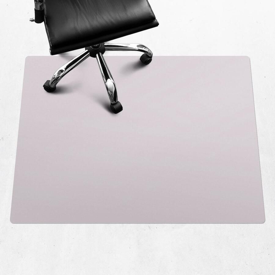 WALLFLUENT Vloerbeschermer Lavendel As 120x90 cm Lichtpaars Vloerbeschermer Bureaustoel Rechthoekig Vloerbeschermer PVC-Computer Stoel Mat-Kantoordecoraties Koele en donkere kleuren