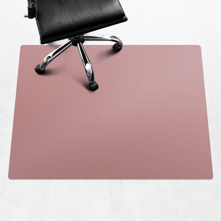 WALLFLUENT Vloerbeschermer Stoffig roze 120x90 cm Roze Vloerbeschermer Bureaustoel Tapijt Rechthoekig Vloerbeschermer Tapijt-Stoel Mat-Kantoordecoraties Levendige en warme kleuren