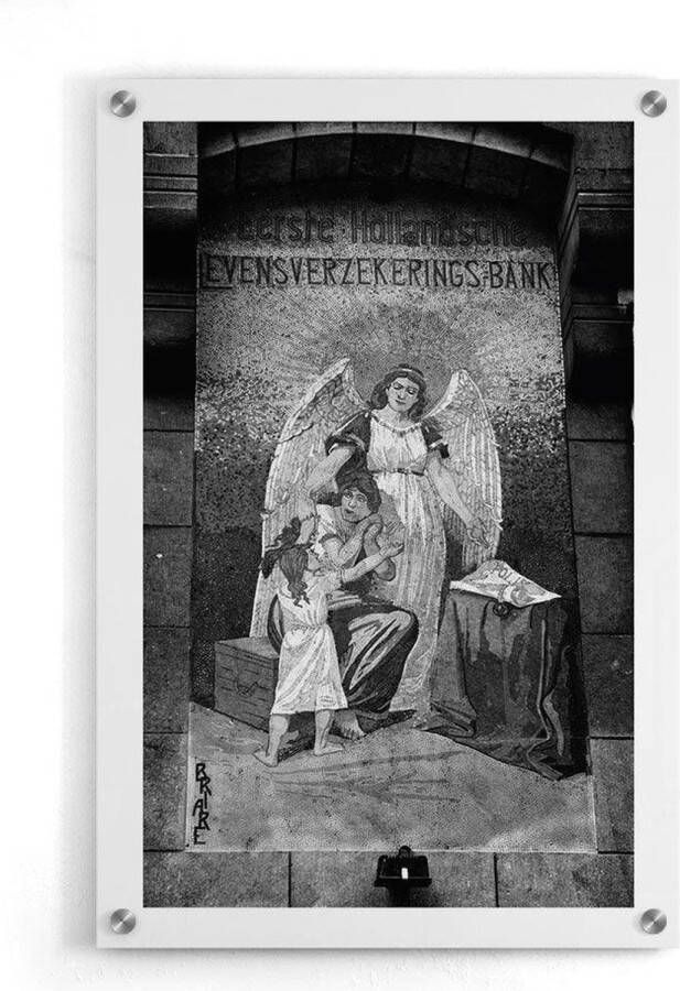 Walljar Art Life Insurance Bank Muurdecoratie Acrylglas schilderij 150 x 225 cm - Foto 3