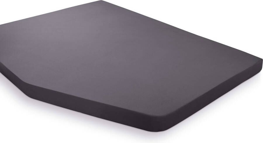 Walra Travel Textiles Travel Textiles Jersey Hoeslakens Hoeslaken Voor Caravan en Camper Frans Bed Links Premium Lakens Reisbenodigdheden 100% Katoen 130 160x180 210 cm Antraciet - Foto 2