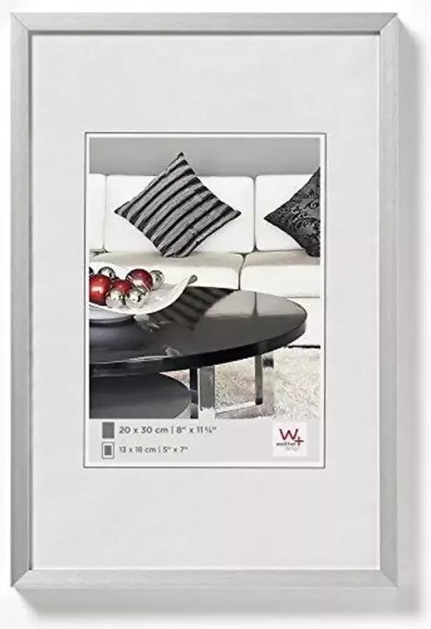 Walther Chair Aluminium Fotolijst Fotomaat 21x29 7 cm (A4) Zilver - Foto 2
