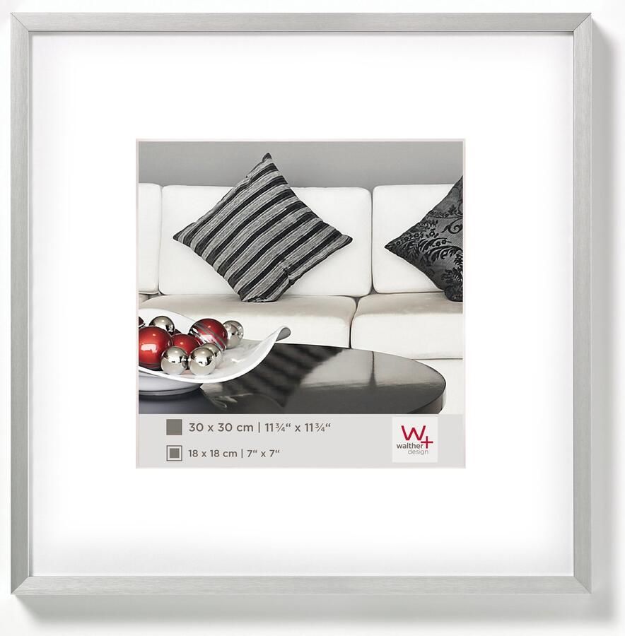 Walther Chair Fotolijst Fotoformaat 40x40 cm Zilver - Foto 2