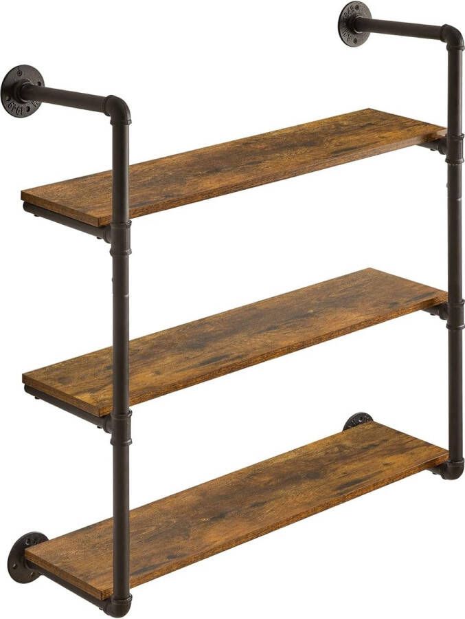 Wandbox Wandrek planken kruidenrek moderne wanddecoratie boekenkast