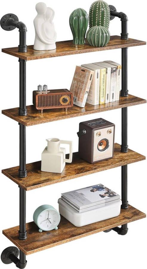 Wandbox Wandrek planken kruidenrek moderne wanddecoratie boekenkast