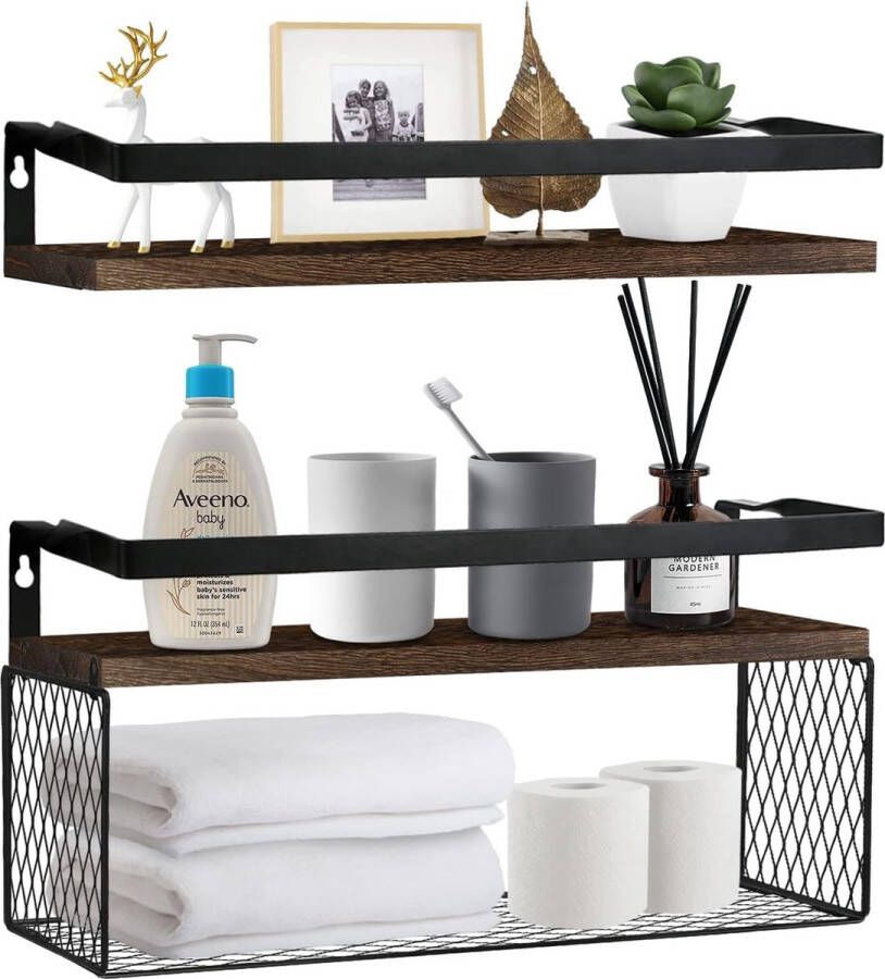 Wandbox Wandrek planken kruidenrek moderne wanddecoratie boekenkast