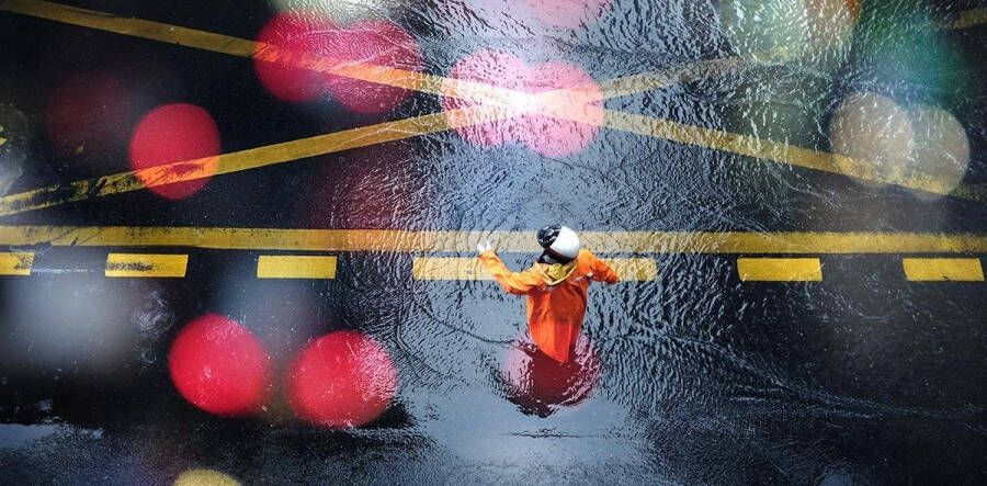 WANDKRAFT Schilderij straat Collectie city life RVS 118x70cm - Foto 4