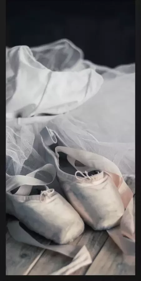 WANDKRAFT Schilderij ballet spitzen Collectie Moves Forex met zwarte lijst 98x148cm - Foto 3