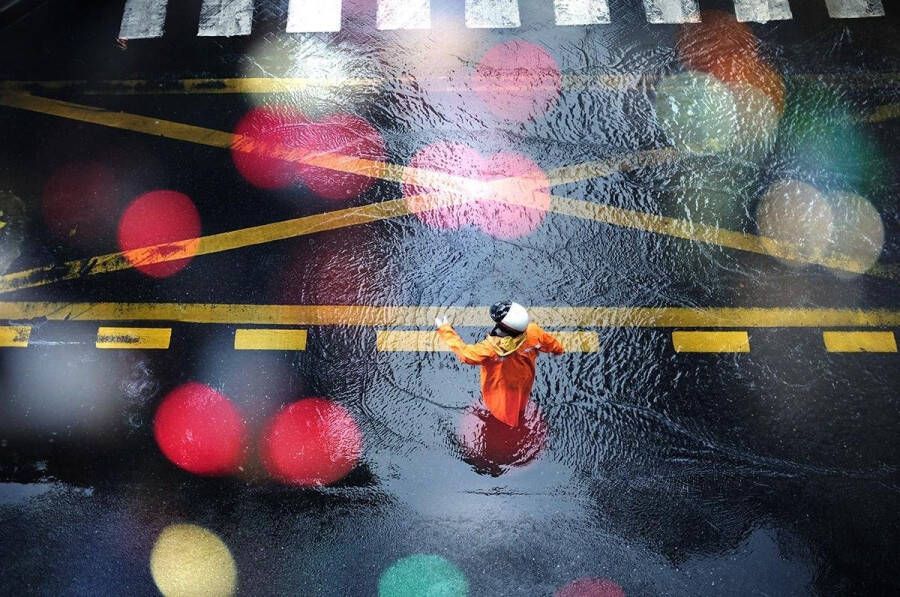 WANDKRAFT Schilderij straat Collectie city life RVS 118x70cm - Foto 2