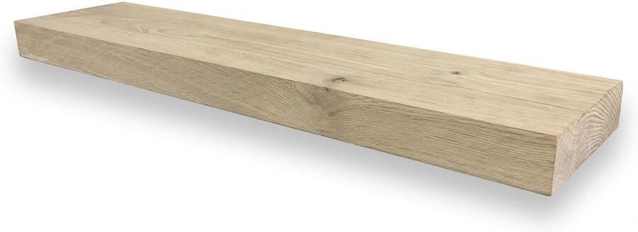 Tuinexpress.nl Fotoplank 40 x 15 cm eikenhout recht Fotoplank hout Zwevende wandplank hout Boomstam plank Muurplank zwevend