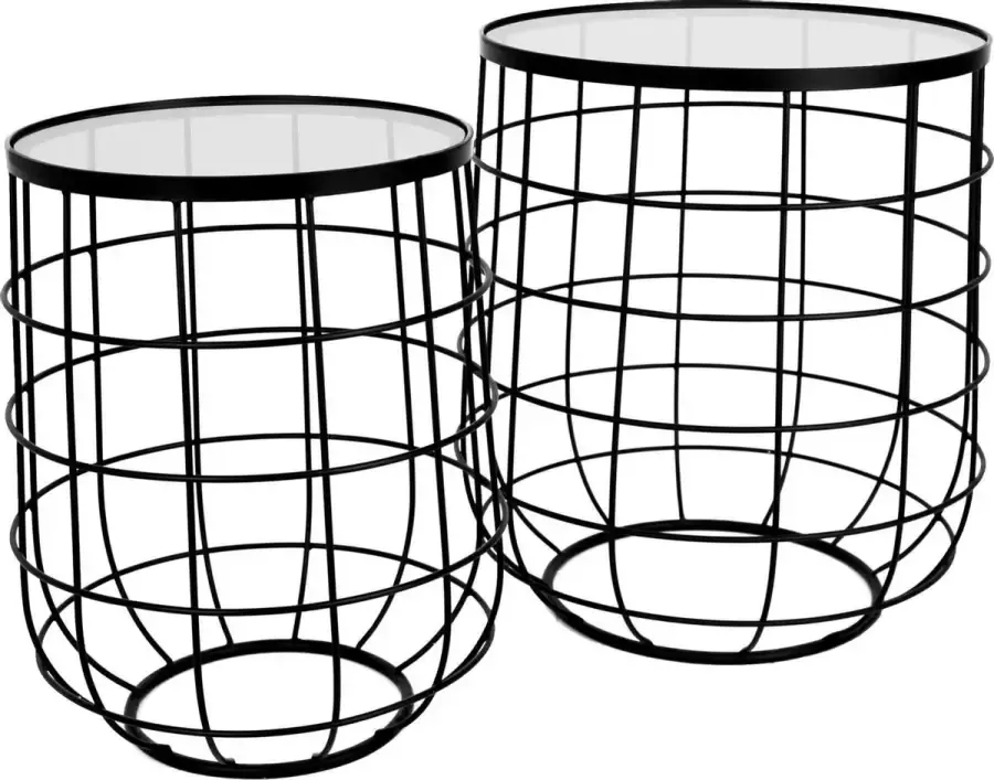 Wants&Needs Bijzettafel Zwart 54 X 54 X 61 S 2