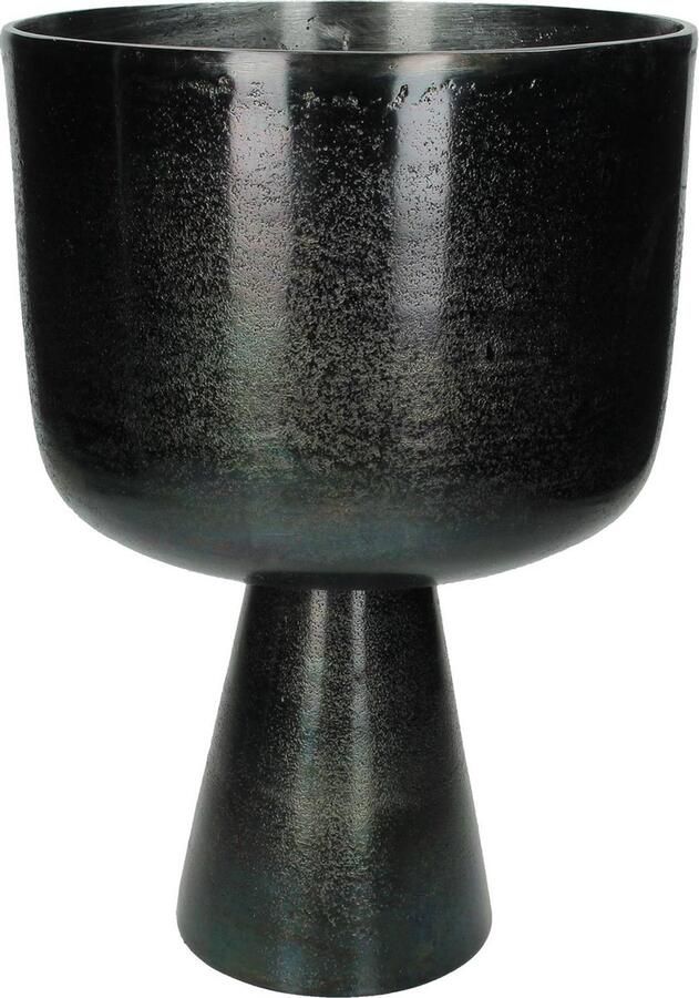 Wants&Needs Bloempot Aluminium Zwart 24 X 24 X 34