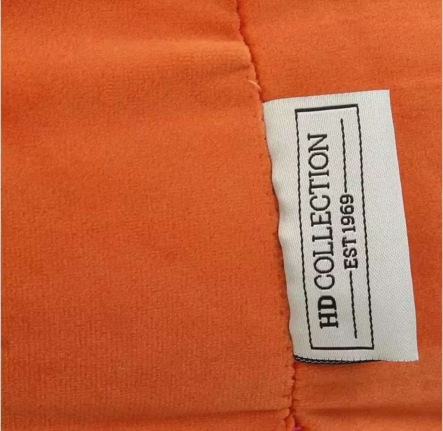 Wants&Needs Pouf Velvet Oranje 52 X 52 X 15