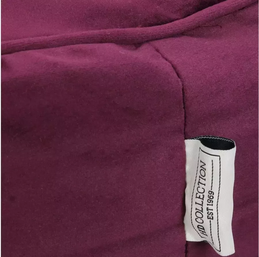 Wants&Needs Pouf Velvet Purple 52 X 52 X 15