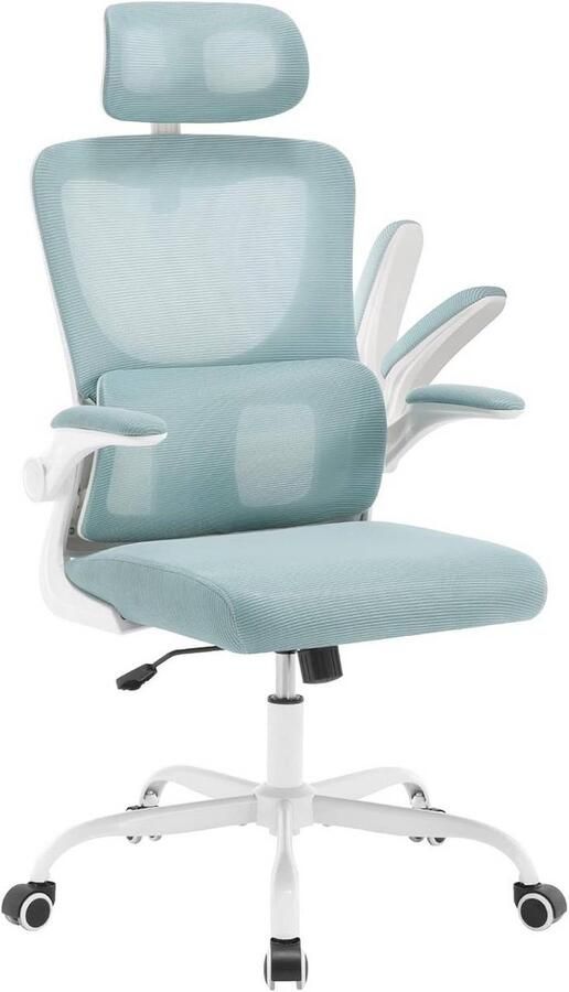 Warraich -Ergonomische Bureaustoel Beige – In Hoogte Verstelbaar met Mesh Rugleuning