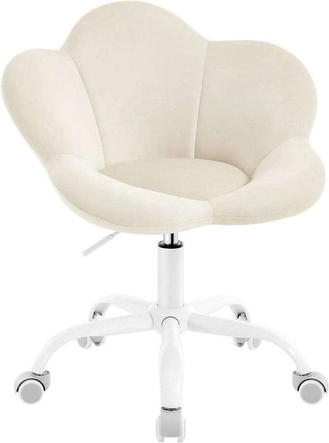 Warraich -Kinderbureaustoel bureaustoel ergonomisch in hoogte verstelbaar fluweel