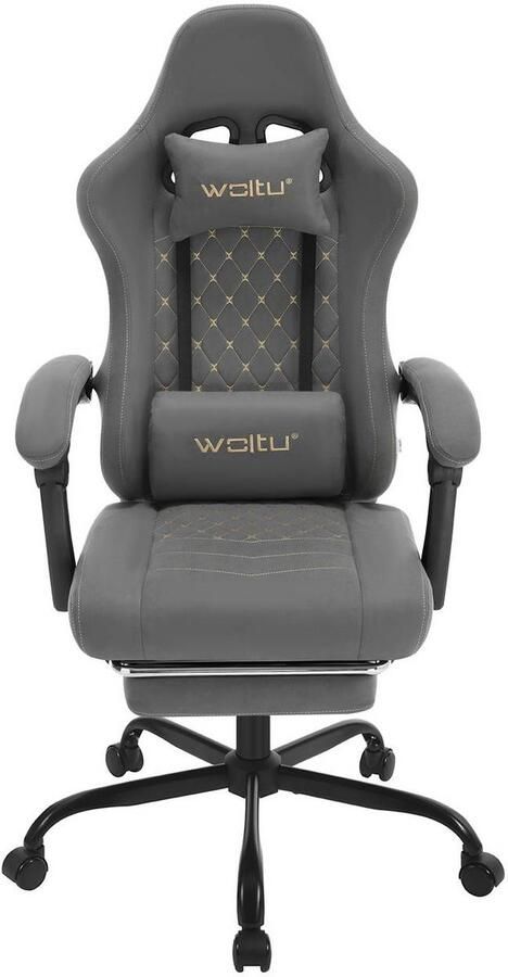 Warraich -Ontwerpspecialist in geavanceerde gamestoelen met pocketveringkussens en comforttechnologie-Grijs