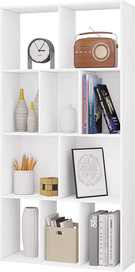 Warraich -ontwikkelaar van multifunctionele boekenkasten met 10 vakken en vier niveaus