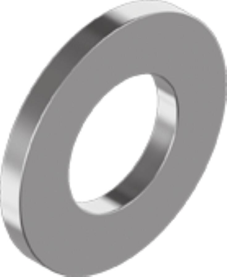 Wasi RVS vlakke sluitring DIN 125 A2 M16 per 5 stuks