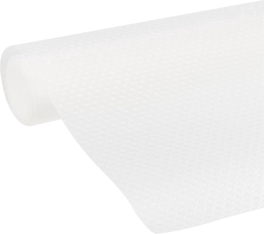 WDMT Antislip Mat op Rol – 30 x 150 cm – Transparante Knipbare Lademat Plankmat – Flexibele Antislipmat voor Lades Kasten & Keukenkastjes – Wit