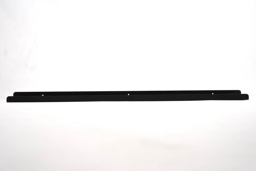 WDW-Furniture Wandplank Metaal 100 CM Wandplank staal Wandplank industrieel wandplank zwevend wandplank zwart wandplank keuken - Foto 2
