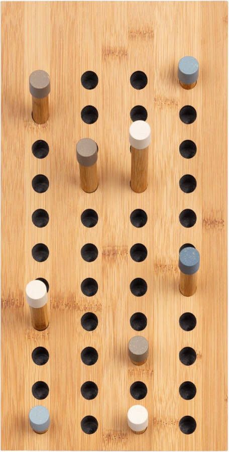 We Do Wood Small kapstok Bamboe hout B17 x H36 cm Design