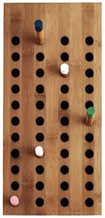 We Do Wood Small kapstok Bamboe hout B17 x H36 cm Design - Foto 2