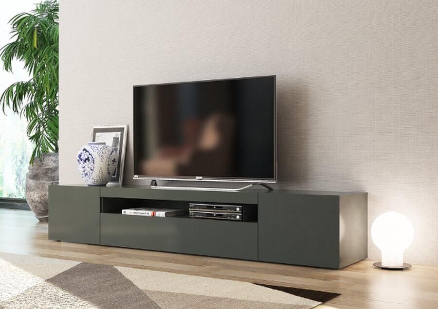 Webfurniture TV Meubel tv-meubel Cosmopolitan x 40 x 36 5 Antraciet 200cm Grijs - Foto 2
