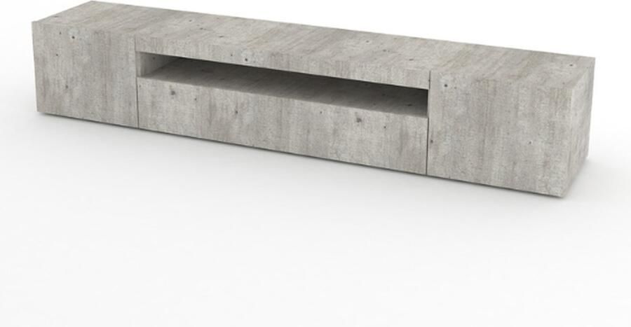 Webfurniture TV Meubel tv-meubel Cosmopolitan x 40 x 36 5 Betonkleurig 200cm Betonlook - Foto 2