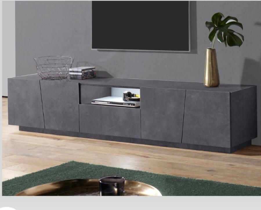 Webfurniture Tv-meubel Gavin 220 cm-leisteen