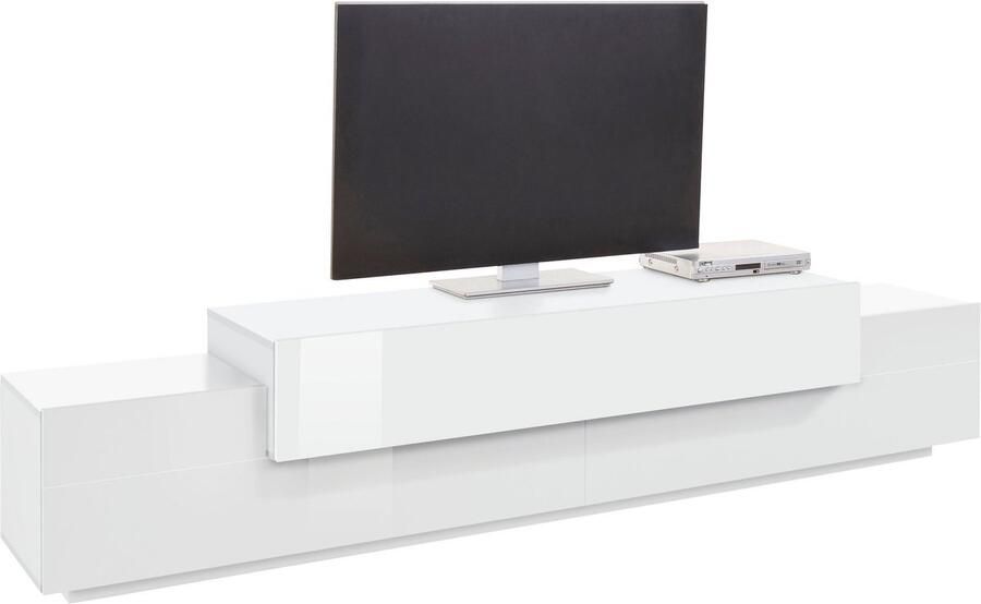 Webfurniture tv-meubel Porro 240 x 45 x 51 5 cm High Gloss White Design - Foto 8