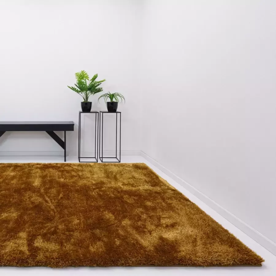 Webkarpet Vloerkleed Xilento Twinkle Mustard 200 x 300 cm