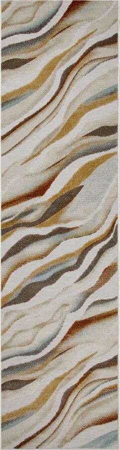 Wecon home Creek Vloerkleden Voor binnen & buiten beige geel rood 160x230 - Foto 2