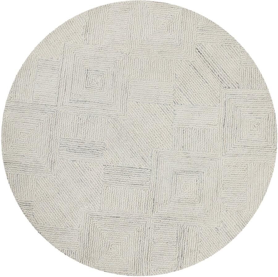 Wecon home Hamptons THIRTYTHREE Laagpolig vloerkleed 180 rd. ivoorkleurig