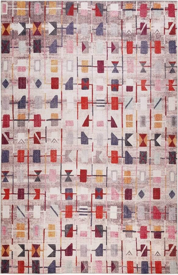 Wecon home Monor Beach Laagpolig vloerkleed 70x120 cm Meerkleurig