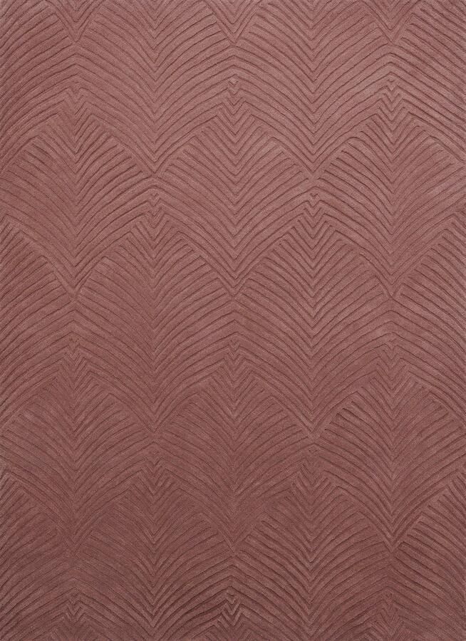 Wedgwood Folia 2.0 Mink 38902 Vloerkleed Ø 200 cm Pink Rectangular Round Wool Dining room Living room Floral Modern