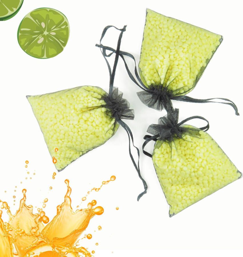 Wehl Commerce Geurzakjes voor Kledingkast Tropical 3 * 50 gram Geurbuiltjes Sakura Aardbei 3 luxe organza zakjes: 50 gram per zakje Langdurig geur Verschillende Geuren Ophangbaar Multikleur Papie - Foto 1