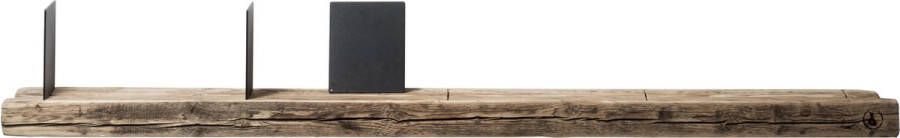 WELD & CO Reclaimed Wood 01 Wall Shelf Wandplank van gerecycled hout 150cm (L) Gips Holle wand