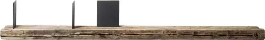 WELD & CO Reclaimed Wood 01 Wall Shelf Wandplank van gerecycled hout 150cm (L) Gips Holle wand