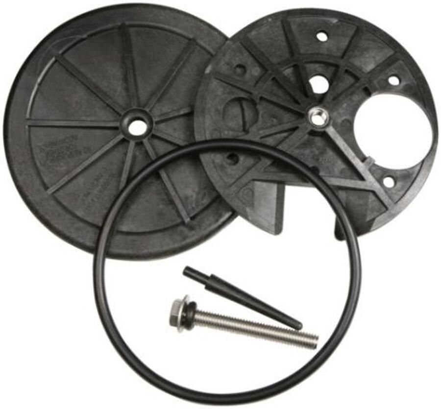 Wema Inspectieflens ø115mm met gat