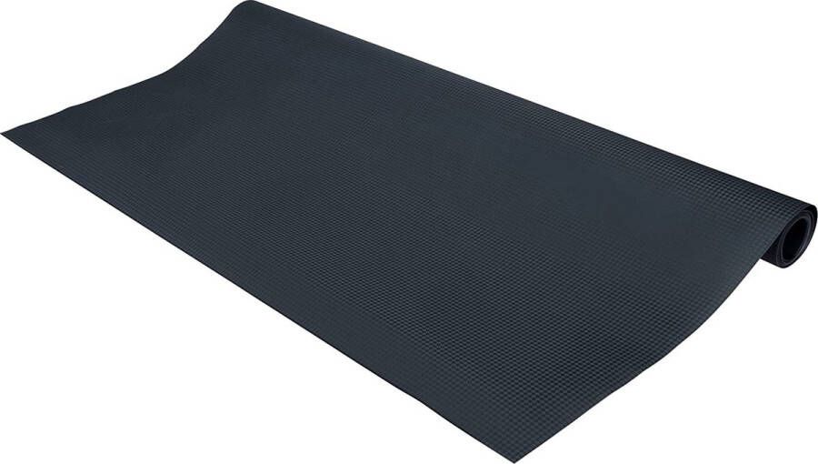 Wenko Anti-knoeimat zwart vloerbeschermingsmat met antislip-effect voor onder de barbecue waterdichte mat ideaal voor buitengebruik beschermt het oppervlak tegen vetspatten 120 × 60 cm