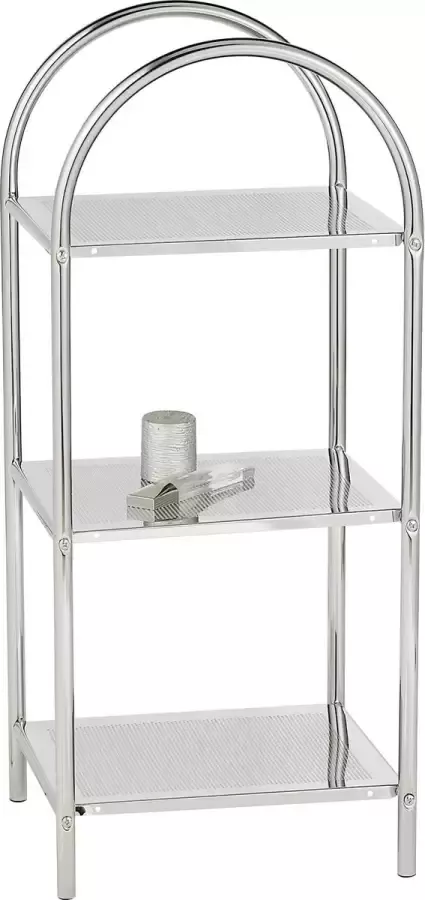 Wenko Rekje chroom glans 3 etage etagere 3 hoog